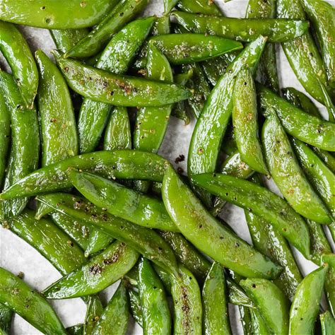 Kitcheneez Roasted Sugar Snap Peas