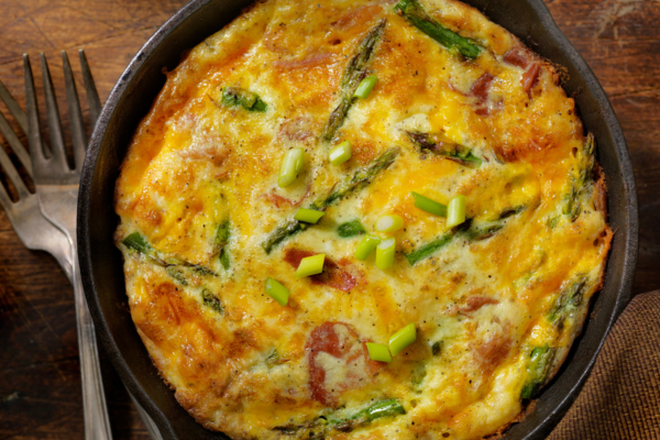 Image of Bacon and Asparagus Frittata Recipe