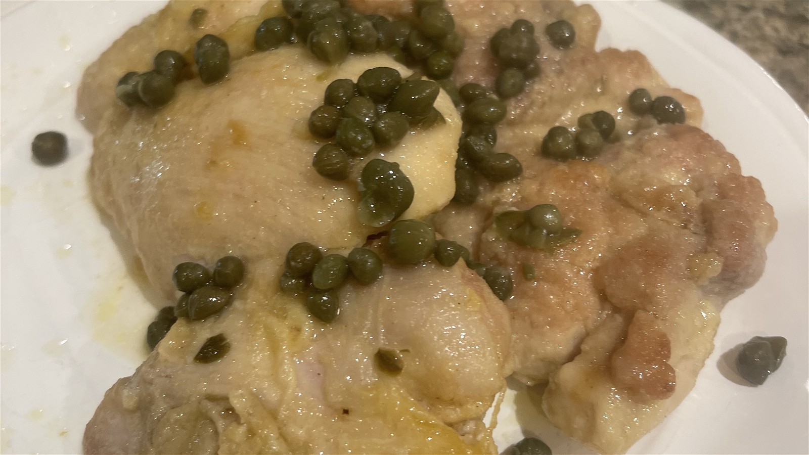 Image of Chicken Piccata ~ Lightened Up! 