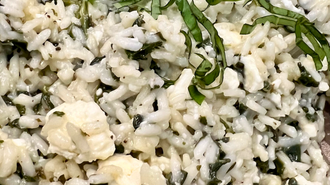 Image of Easy Feta Spinach Rice