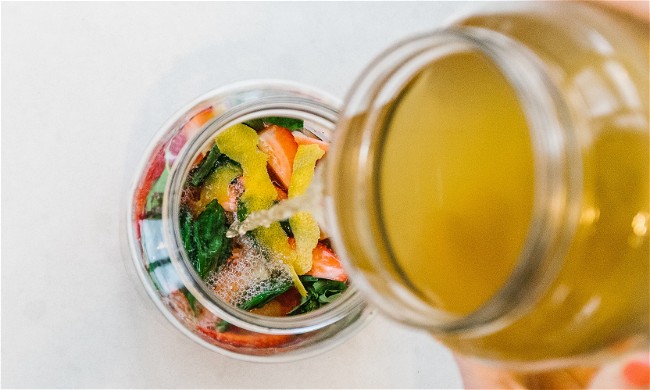 Image of Recipe: Strawberry Basil Kombucha