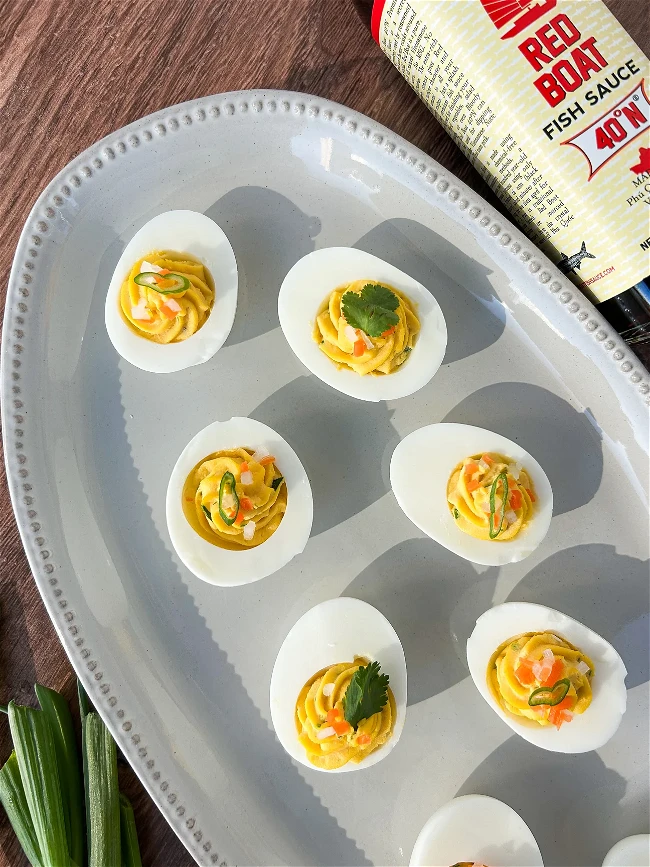 Image of Vietnamese-Style Deviled Eggs