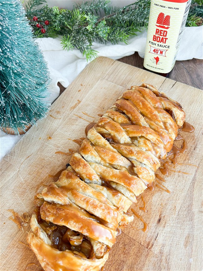 Image of Fish Sauce Caramel Apple Strudel