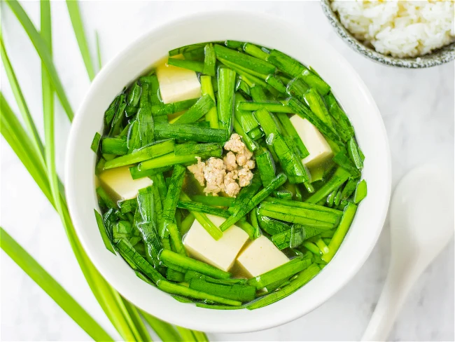 Image of Chive and Tofu Soup
