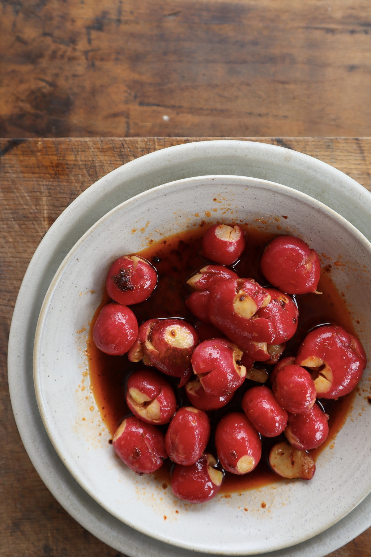 Smoky Chilli Oil Radish