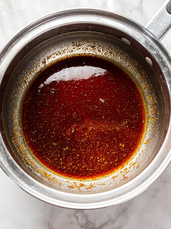 Image of Add honey and soy sauce. Stir well and heat for...