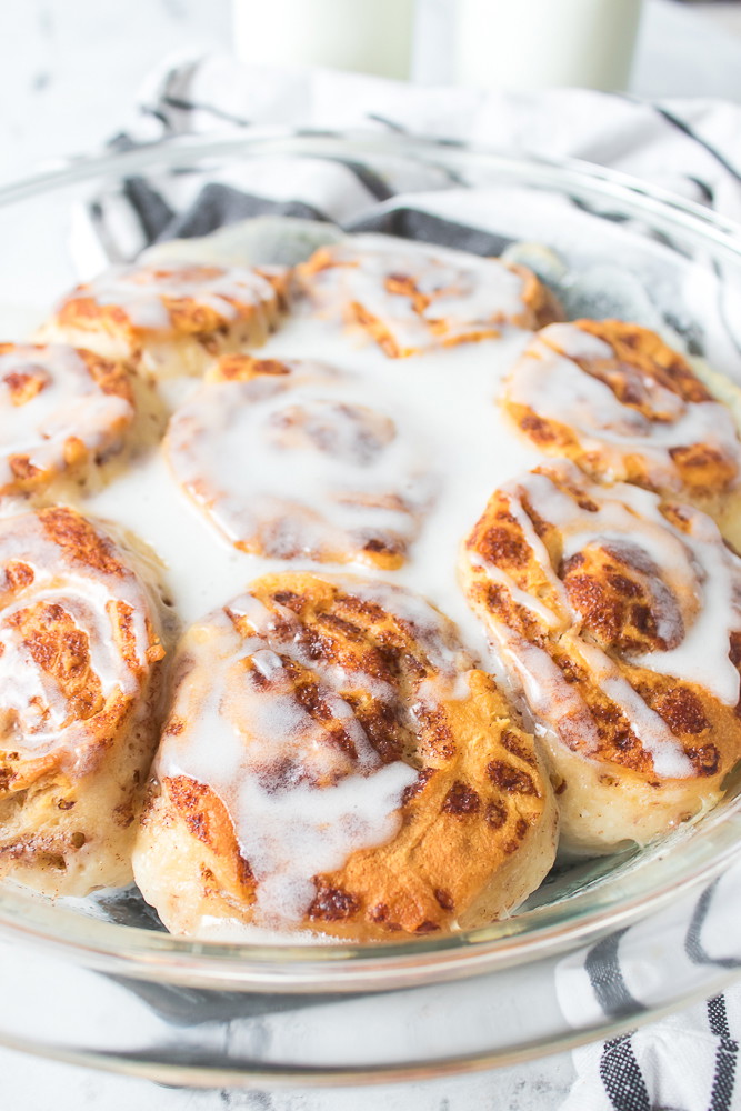 Cinnamon Rolls with Milk (TikTok Hack)