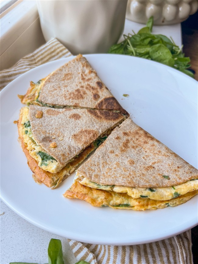 Image of Spinazie Feta Quesadillas