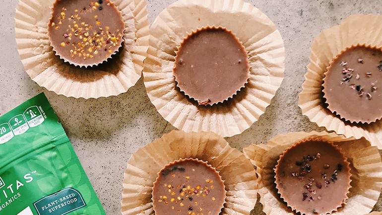 Tahini Maca Cups Recipe | Navitas Organics