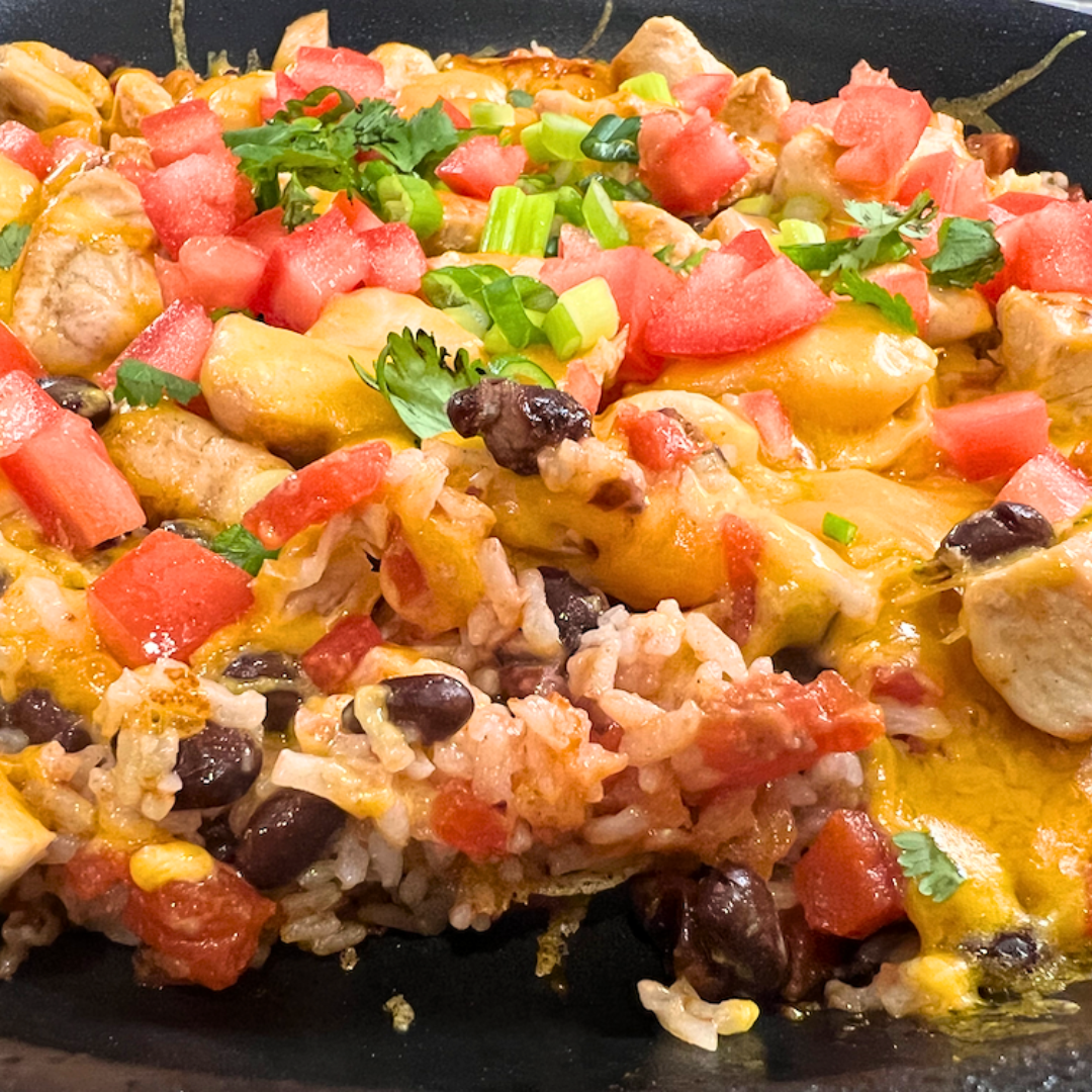 Chicken Burrito Skillet