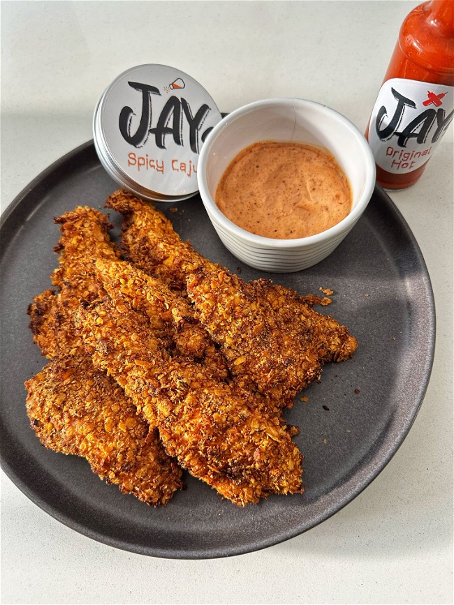 Image of Crispy Cornflake Air Fryer Chicken Tenders