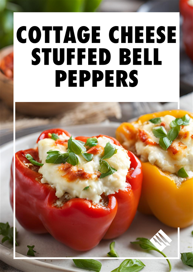 Image of Cottage Cheese Stuffed Bell Peppers