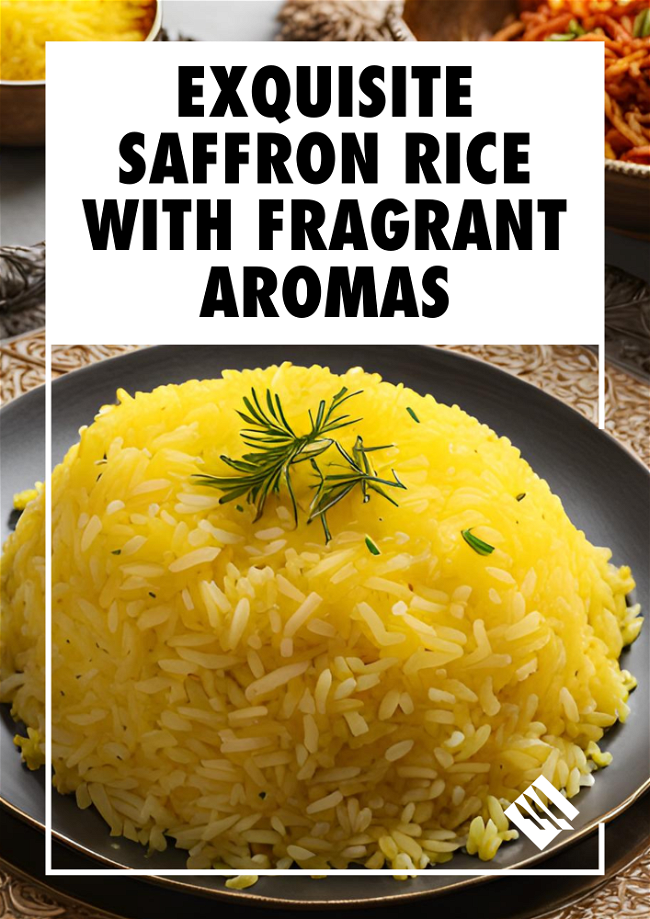 Image of Exquisite Saffron Rice with Fragrant Aromas