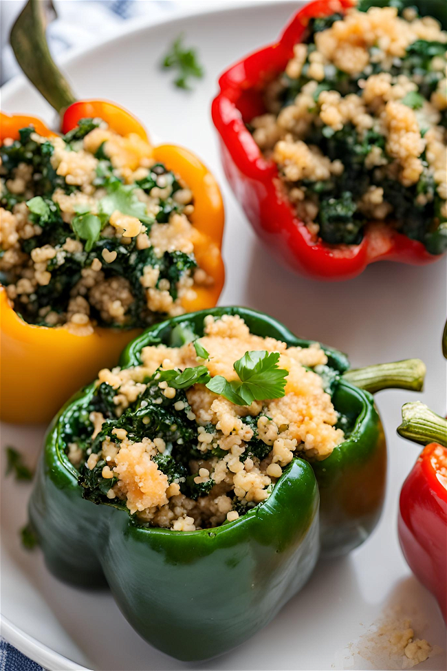 Image of Vegan Stuffed Bell Peppers