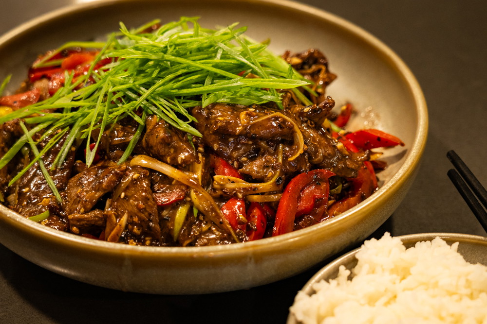 Szechuan beef
