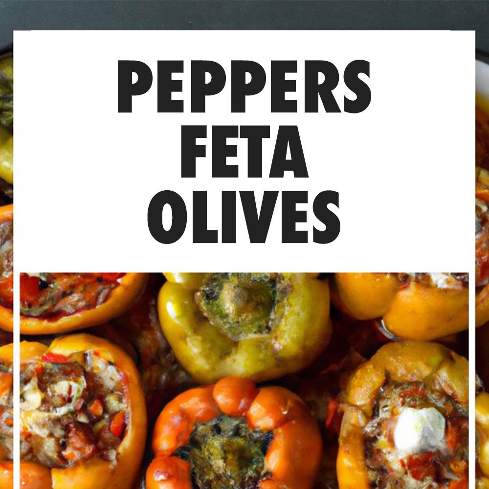 Mediterranean Stuffed Peppers with Feta and Olives