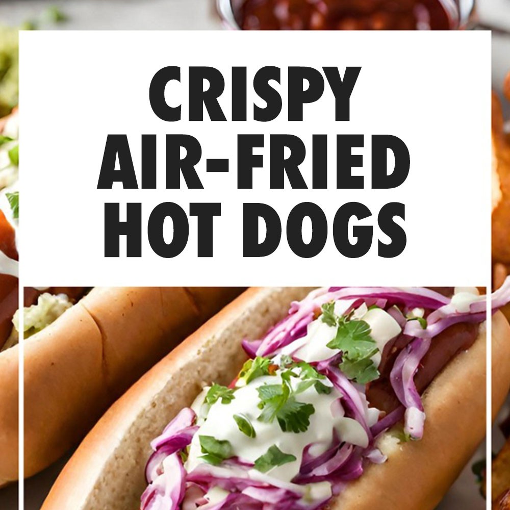 Crispy Air-Fried Hot Dogs