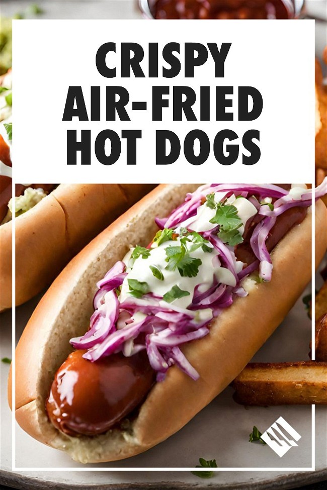 Image of Crispy Air-Fried Hot Dogs