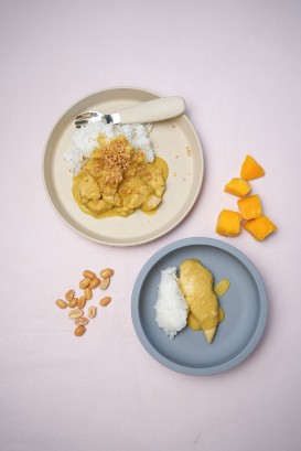 Image of Kycklinggryta med curry, mango och blomkål