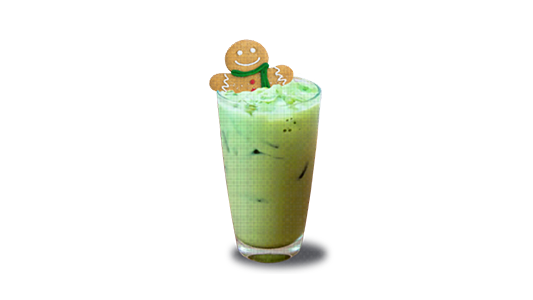 Image of Matcha Gingerbread Iced Latte