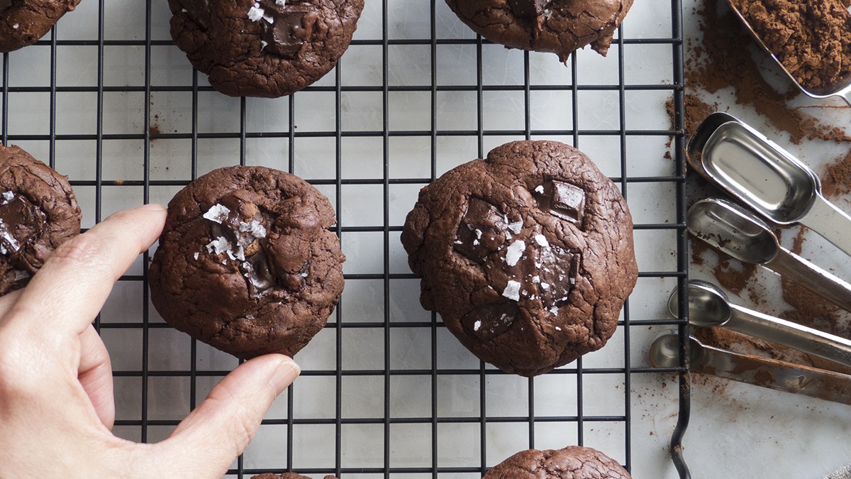 Image of Galletas de chocolate tipo brownie