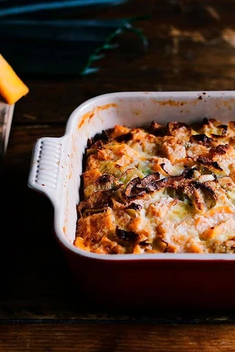 Zucca butternut arrosto con mela