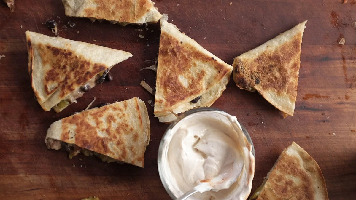 LOADED STEAK QUESADILLAS