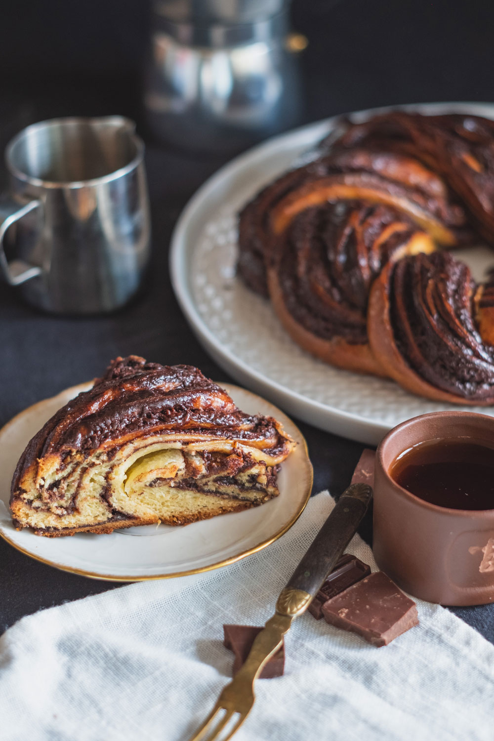 Babka au chocolat