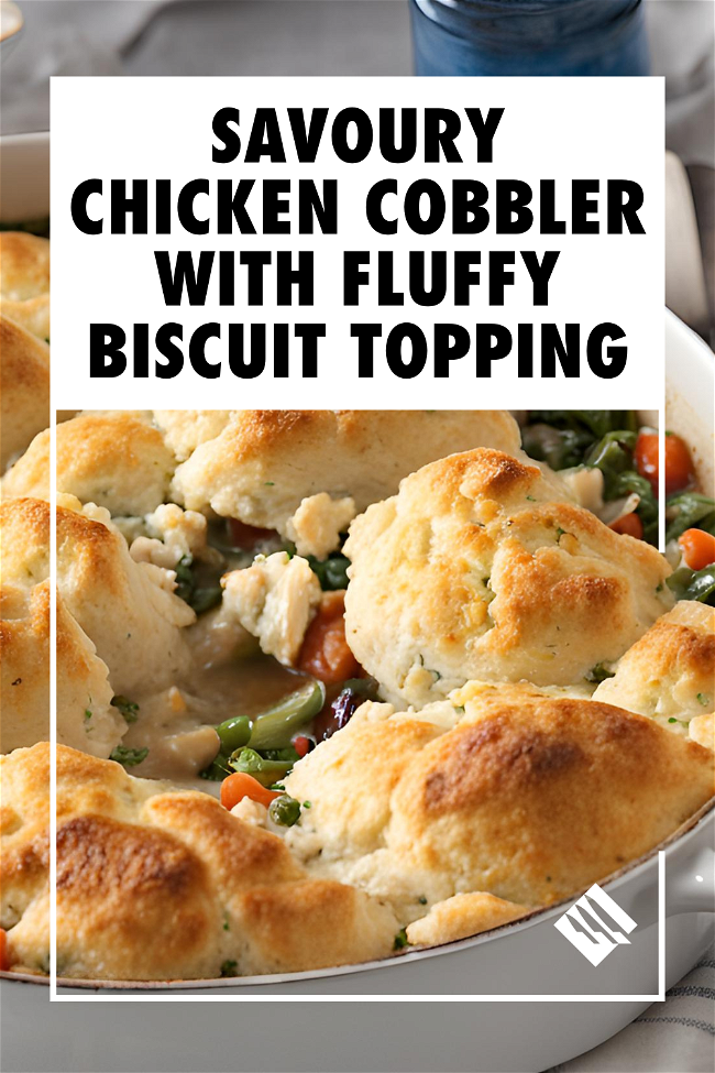Image of Savory Chicken Cobbler with Fluffy Biscuit Topping