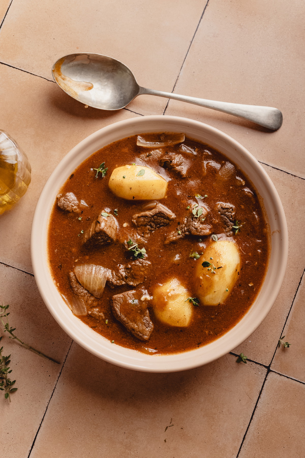 Guiso de carne con papas