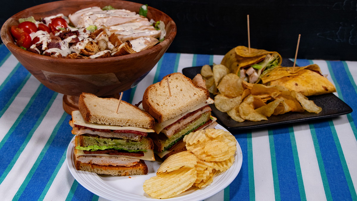 Grilled Chicken Club Sandwich 3 Ways