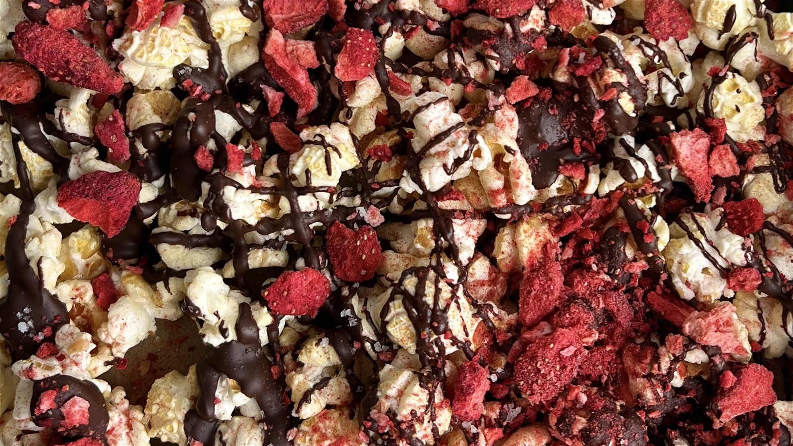 Image of DIY Chocolate Drizzled Strawberry Kettle Corn