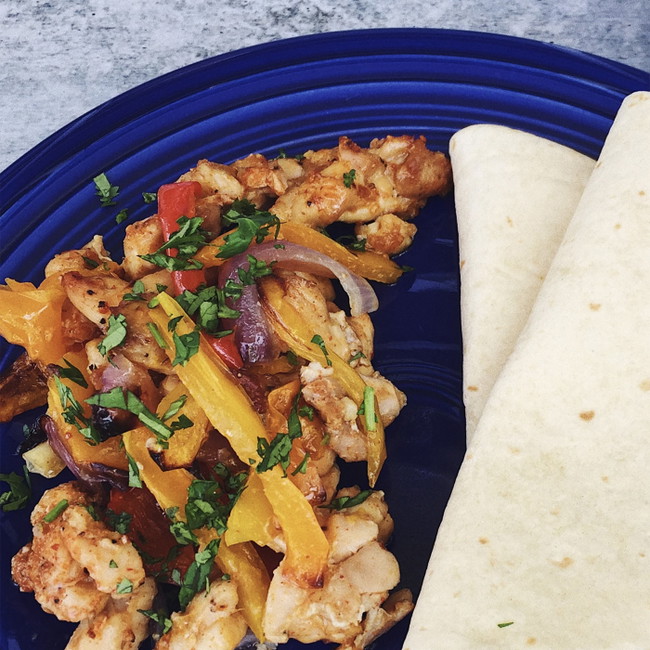 Image of Sheet Pan Chicken Fajitas