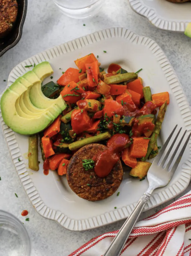 Image of Sweet and Savory Beet & Potato Hash