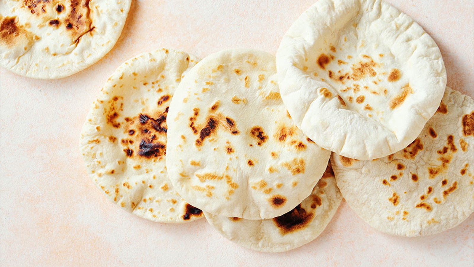 Image of Pan de pita, la receta fácil de pan árabe