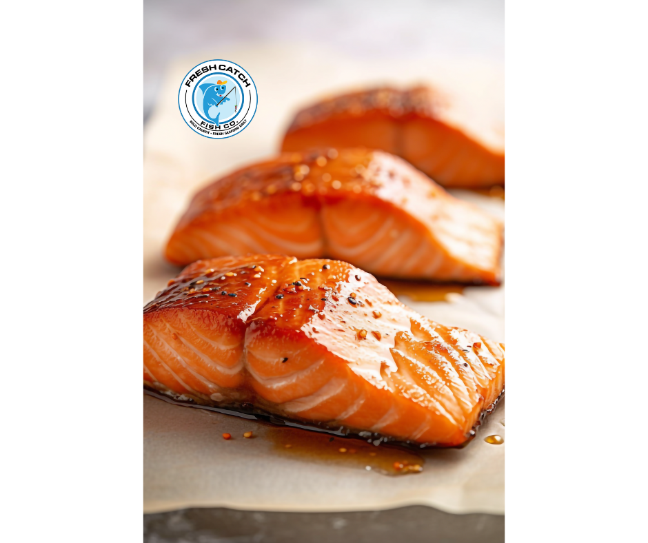 Honey Garlic Glazed Salmon