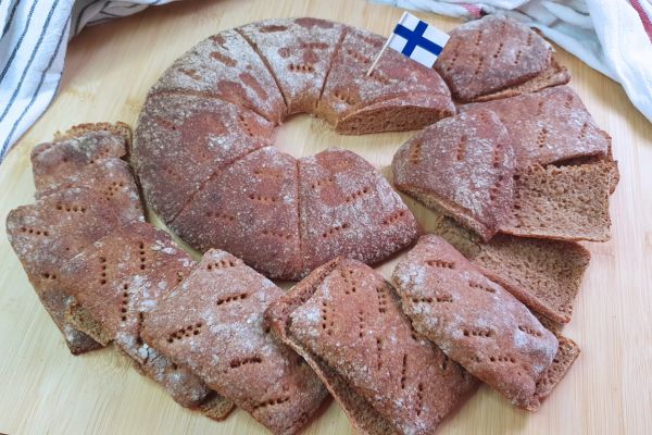 Finnish Rye Bread (with starter)