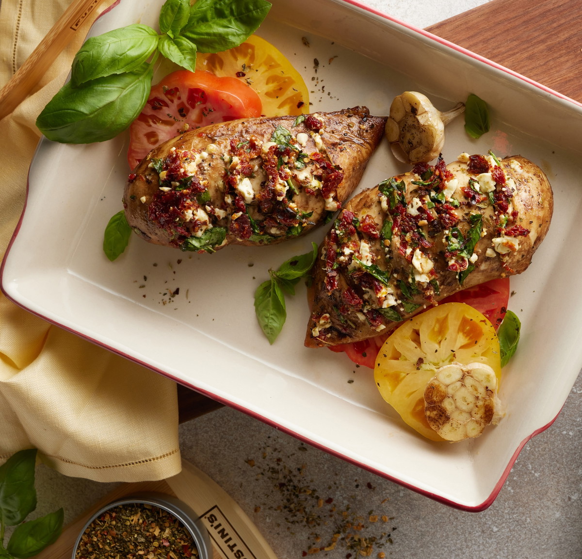 Caprese Stuffed Chicken