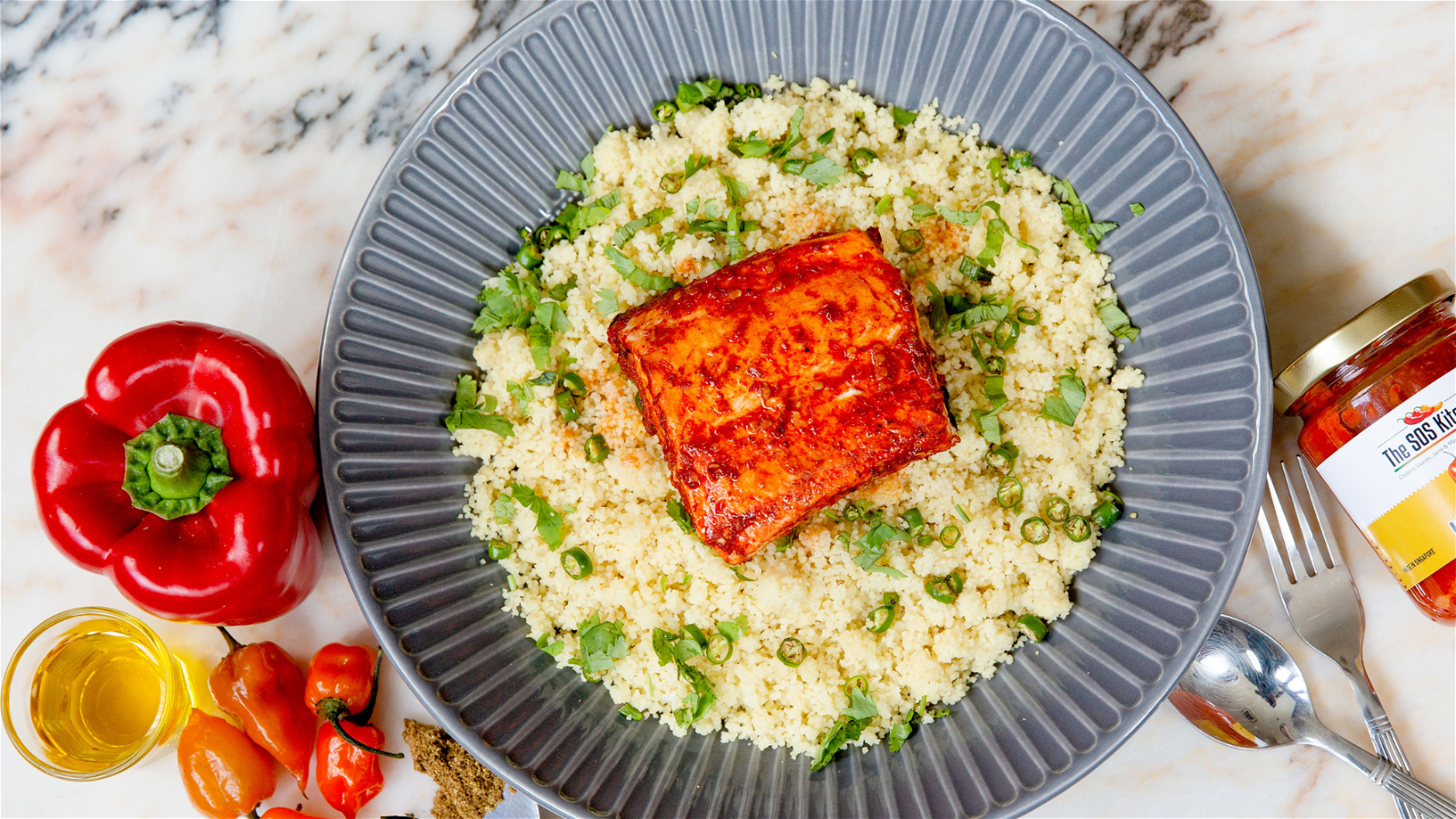 Image of SOS Salmon On Couscous