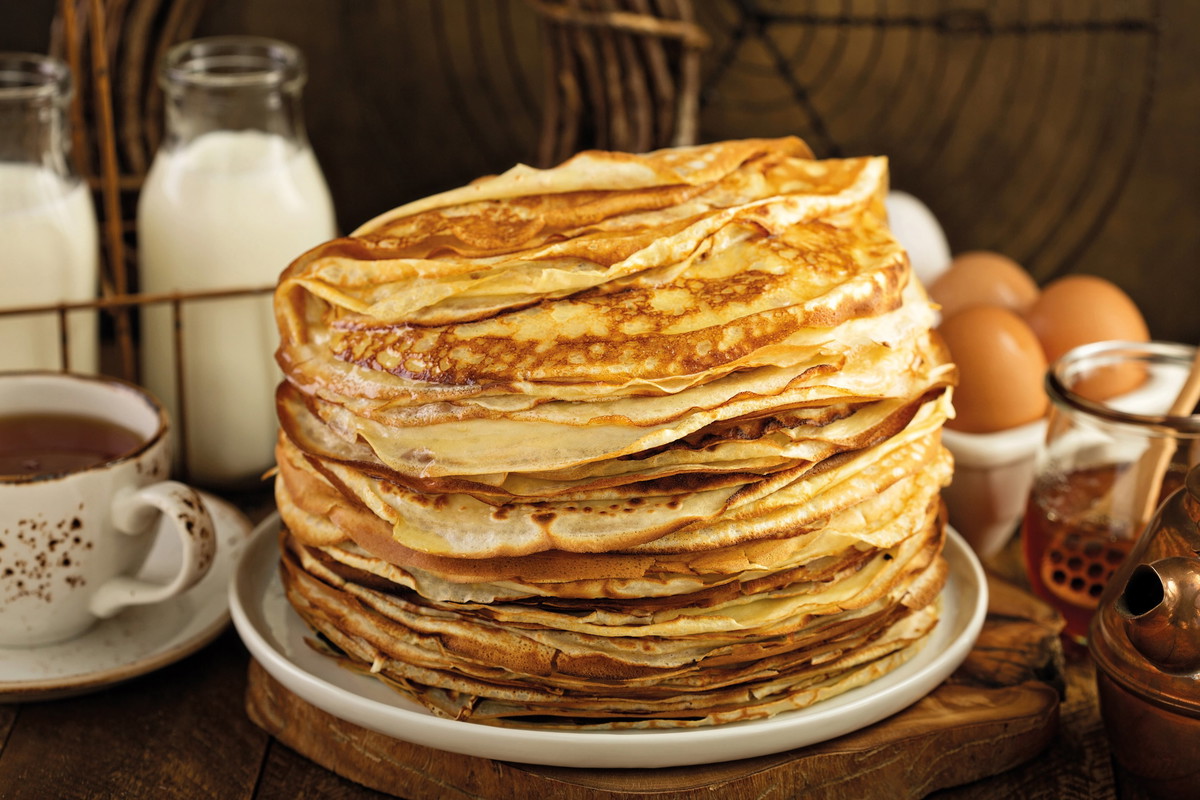 Masa de crepes francesa