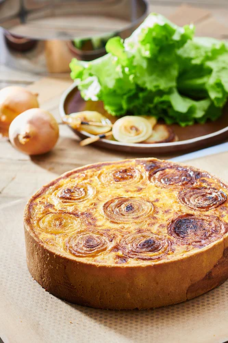 Tarte de cebola, passo a passo