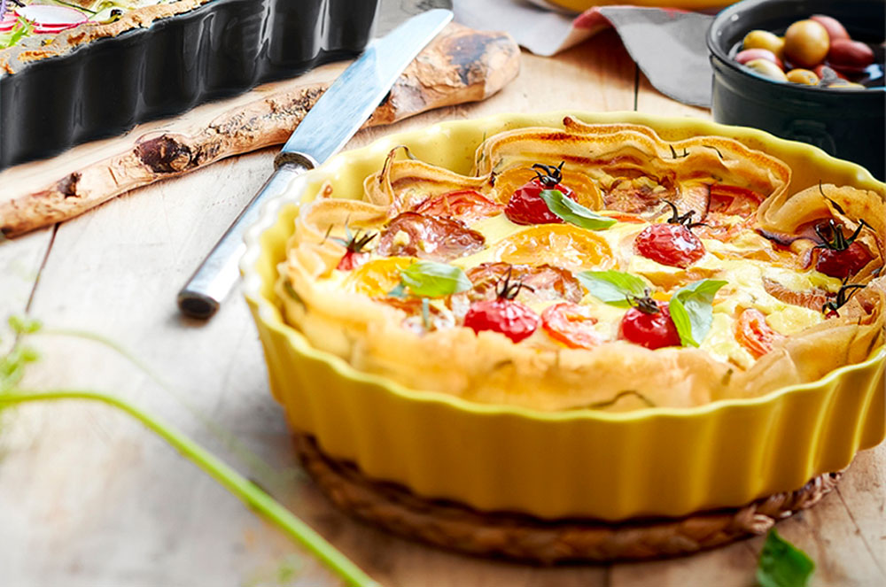 Quiche crocante de tomate
