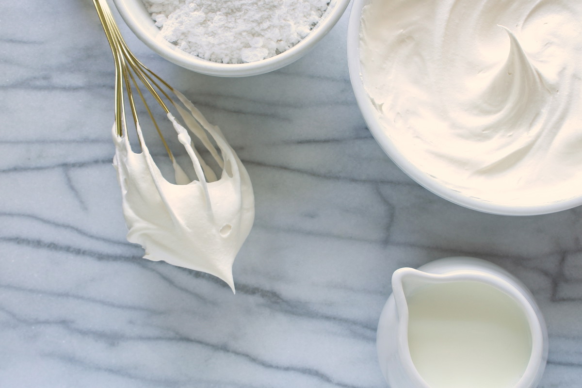Nata de coco (nata montada vegana)