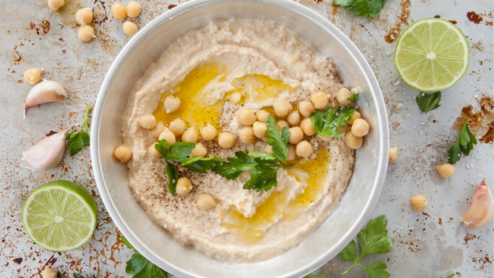 Image of Lime-coconut hummus recipe