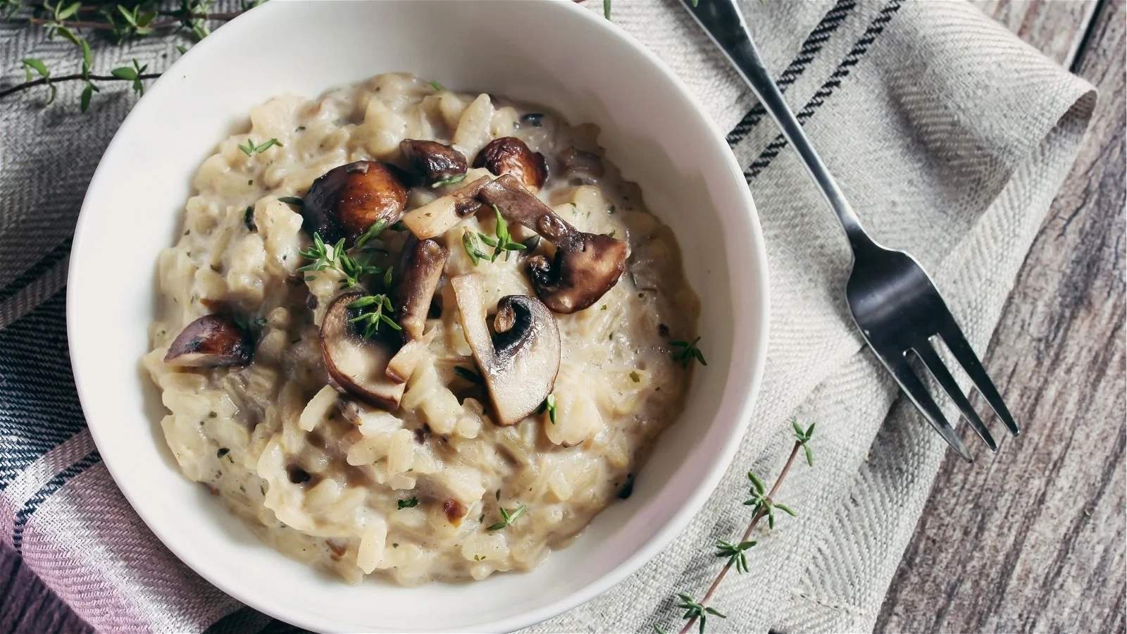 Image of Mushroom risotto recipe