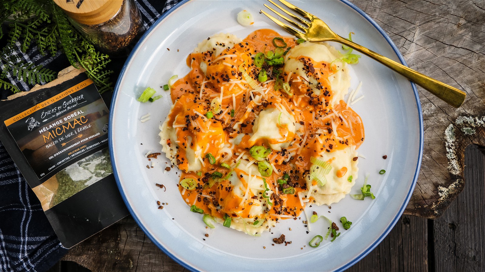 Image of Raviolis Micmac maison au homard