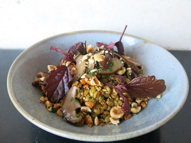 Image of warm freekeh salad