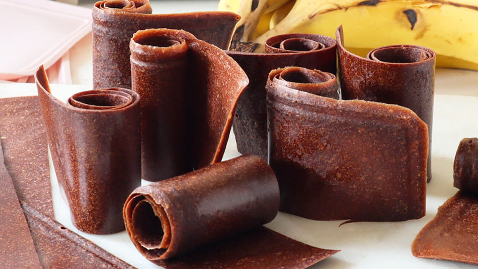 Image of Chocolate banana fruit leather