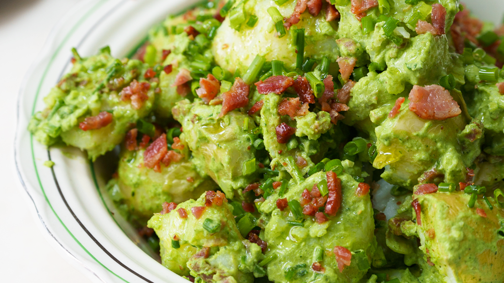 Image of Green potato salad
