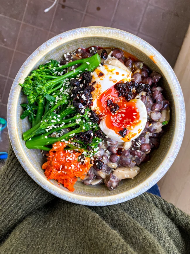 Image of Miso Mushroom + Black Bean Bowl